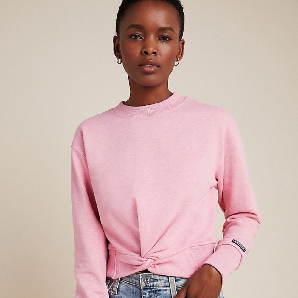 NWT Scotch & Soda Cropped Pink Sweatshirt - Sz S